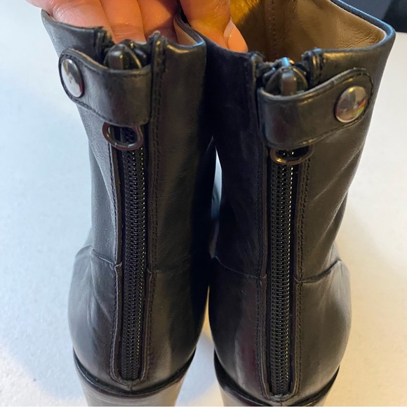 HOPE by ringstrand söderberg black heeled leather booties Size 39 made in Italy - Picture 8 of 8